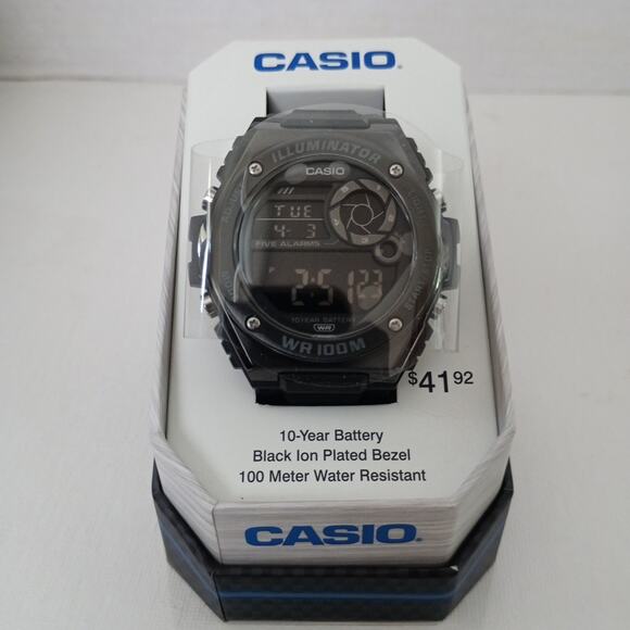 Casio Other - Casio Watch Mens Black Digital Illuminator WD100HB-1BTN